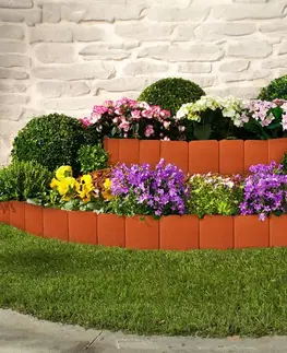 Kvetináče, hrantíky a dekorácie Záhradná palisáda, hladká