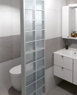 Kúpeľňa SAPHO - PULSE umývadlová skrinka 75x52x45 cm, ľavá, biela/antracit PU075-3034