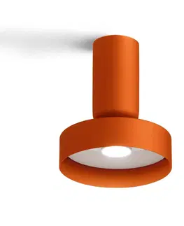 Stropné svietidlá Modo Luce Modo Luce Hammer stropné svietidlo Ø 18cm oranžové