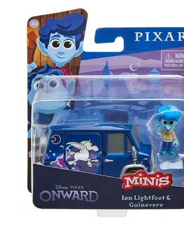 Hračky - rozprávkové figúrky MATTEL - Pixar Frčíme Mini Figúrka A Vozidlo, Mix Produktov