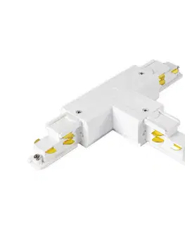 Svietidlá pre 3-fázové koľajnicové svetelné systémy Arcchio T-konektor Arcchio DALI, uzemnenie vnútri vpravo, biely