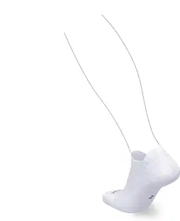 ponožky Ekologicky navrhnuté bežecké ponožky RUN 500 diskrétne 2 páry biele
