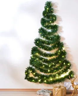 Drobné dekorácie a doplnky Závesný LED vianočný stromček