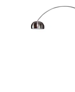 Stojace lampy LuxD 16771 Dizajnová stojanová lampa Arch II chróm matná Stojanové svietidlo