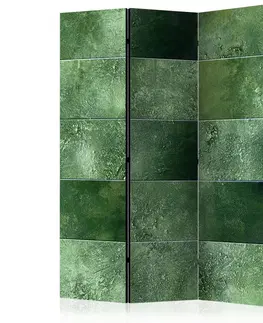 Paravány Paraván Green Puzzle Dekorhome 135x172 cm (3-dielny)