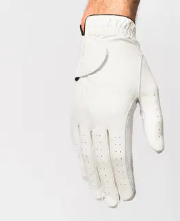 rukavice Pánska golfová rukavica pre ľavákov 500 biela