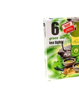 Sviečky MAKRO - Sviečky čajové 6ks zelený čaj