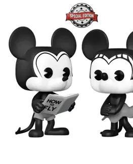 Zberateľské figúrky POP! Disney: 2 Pack Plane Crazy Mickey & Minnie Mouse Special Edition 2 pack