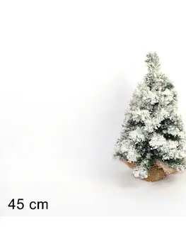 Vianočné stromčeky MAKRO - Stromček zasnežený 45cm