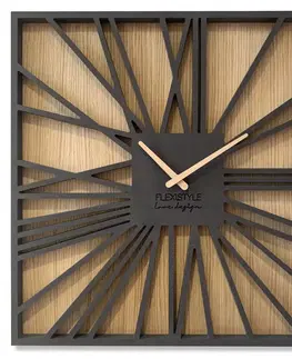 Hodiny Nástenné ekologické hodiny Square Loft Flex z226-1d-dx, 50 cm