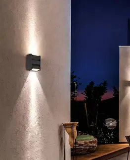 Vonkajšie nástenné svietidlá Viokef Vonkajšie nástenné LED svietidlo Delos