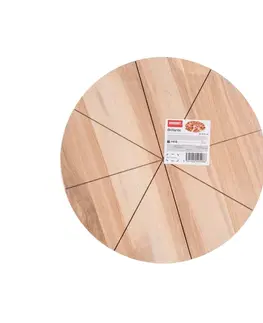 Dosky na krájanie Banquet Doštička krájacia drevená na pizzu BRILLANTE 32 x 1,5 cm