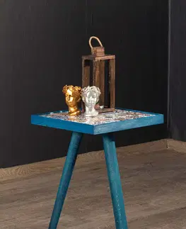 Konferenčné stolíky ESTRADA konferenčný stolík, modrá 