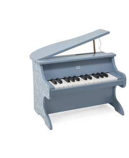 Hudobné hračky LABEL-LABEL - Drevený klavír - Blue