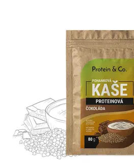 Zdravé potraviny Protein & Co. Proteínové pohánkové kaše 80 g – 4 příchutě Zvoľ príchuť: Kokos