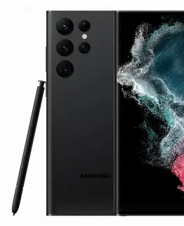 Mobilné telefóny Samsung Galaxy S22 Ultra, 8/128GB, black - OPENBOX (Rozbalený tovar s plnou zárukou)