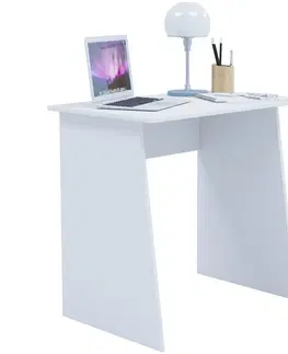 Písacie stoly Písací Stôl V Bielej Farbe