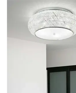 Svietidlá Ideal Lux Ideal Lux - Krištáľové stropné svietidlo PASHA 10xE14/40W/230V pr. 55 chróm 