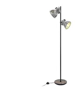 Lampy Eglo Eglo 49722 - Stojacia lampa BARNSTAPLE 2xE27/40W/230V 