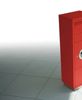 Poštové schránky Radius design cologne Schránka na balíky RADIUS DESIGN (LETTERMANN standing ovation 1 red 600R) červená