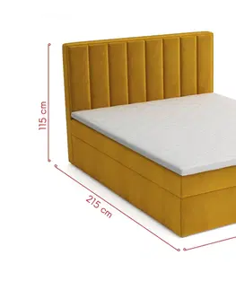 Manželské postele DALIO BOX 180x200 manželská posteľ, Bluvel 40