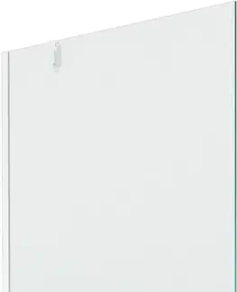 Sprchové dvere MEXEN/S - Next vaňová zástena FIX 100 x 150 cm, transparent, biela 895-100-000-00-00-20