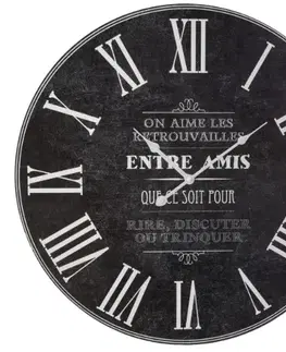 Hodiny Nástenné vintage hodiny Entre Amis Atmosphera 2366, 57 cm