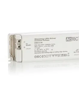 Napájacie zdroje s konštantným napätím AcTEC AcTEC DIM LED budič CV 12V, 50W, stmievateľný