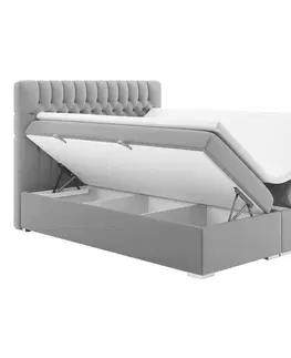 Postele Boxspringová posteľ FONDA Tempo Kondela 160 x 200 cm