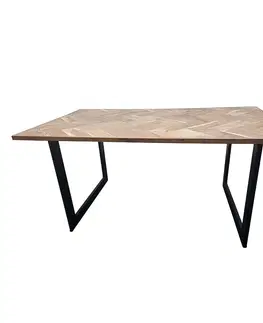 Stoly v podkrovnom štýle Stôl Greg SC-322 akácia/čierna