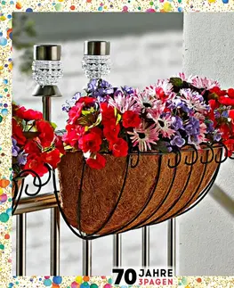 Drobné dekorácie a doplnky Kôš na kvetiny "Balkón"