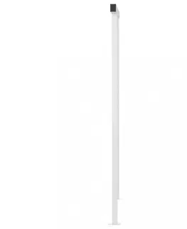 Záhradné markízy Ručne zaťahovacia markíza so stĺpikmi 500x350 cm Dekorhome Krémová