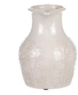 Vázy keramické Váza/džbán Flores, 21 x 26 x 17 cm, keramika