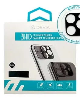 Ochranné fólie pre mobilné telefóny Devia ochranné sklo na fotoaparát pre Apple iPhone 11 Pro a 11 Pro Max, čierna DEV-334337