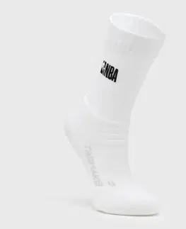 ponožky Detské basketbalové ponožky NBA SO900 biele 2 páry