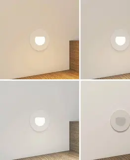 Vstavané nástenné svietidlá Arcchio Arcchio Vexi zapustené LED CCT biela Ø 7,8 cm