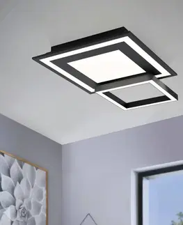 SmartHome stropné svietidlá EGLO connect EGLO connect Savatarila-Z strop. LED svetlo čierna