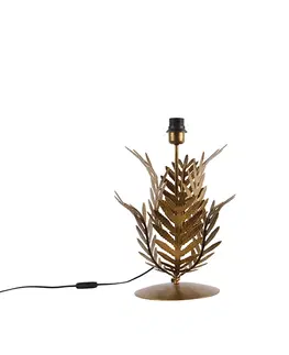 Stolove lampy Vintage zlatá stolová lampa bez tienidla - Botanica