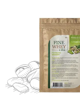 Športová výživa Protein & Co. FINE WHEY – prírodný proteín sladený stéviou 30 g Zvoľ príchuť: Pistachio dessert