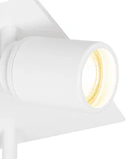 Bodove svetla Moderné kúpeľňové bodové biele štvorcové 3-svetlo IP44 - Ducha