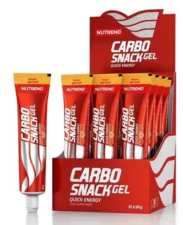Stimulanty a energizéry Carbo Snack tuba - Nutrend 12 x 50 g Apricot