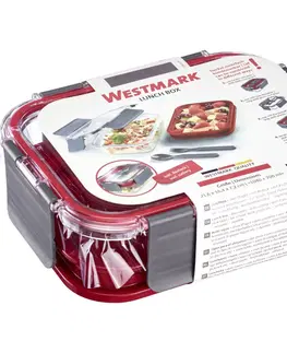 Misy a misky Westmark Box na desiatu COMFORT 1,74 l, červená
