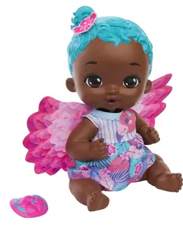 Hračky bábiky MATTEL - My Garden Baby Miminko - plameniak s modrými vlasmi