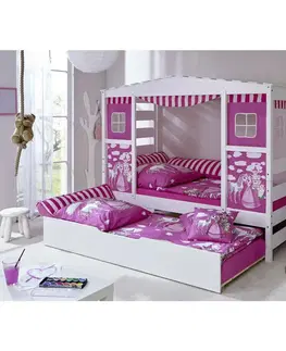 Atypické detské postele Posteľ V Tvare Domčeka