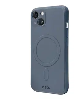 Puzdrá na mobilné telefóny Zadný kryt SBS Instinct s MagSafe pre Apple iPhone 15 Plus, modrá TEINSTMAGIP1567B