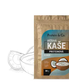 Kaše, müsli a cereálie Protein & Co. Proteínová ryžová kaša 80 g Zvoľ príchuť: Kokos