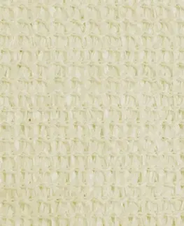 Stínící textilie Plachta proti slnku z HDPE štvorcová 3,6 x 3,6 m Biela