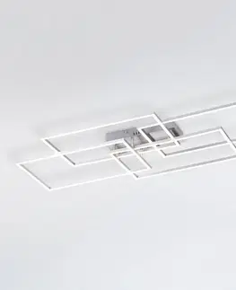 Stropné svietidlá Lucande Lucande Lucardis stropné LED svetlo 4-pl., hranaté
