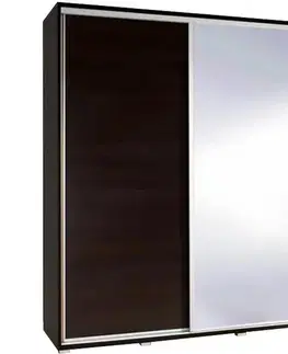 Šatníkové skrine Skriňa Penelopa zrkadlová 155 cm