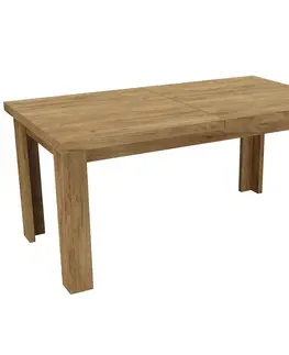 Jedálenské stoly Rozkladací stôl  veľký Natural 160/200x90cm ribbeck